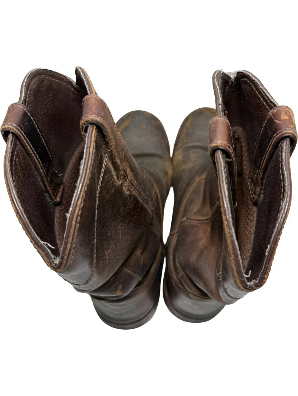 Justin WK4961 Wyoming Waterproof ROUND Steel Toe Western Work Boot Mens Sz 9 EE